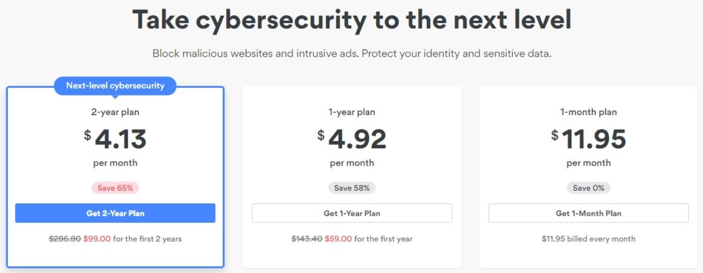 Nord VPN Pricing and Plans
